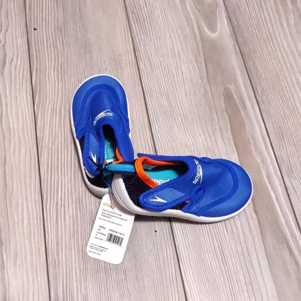 (17-1408)  Speedo Toddler Shore Hybrid Water Shoes Sz S (5/6)